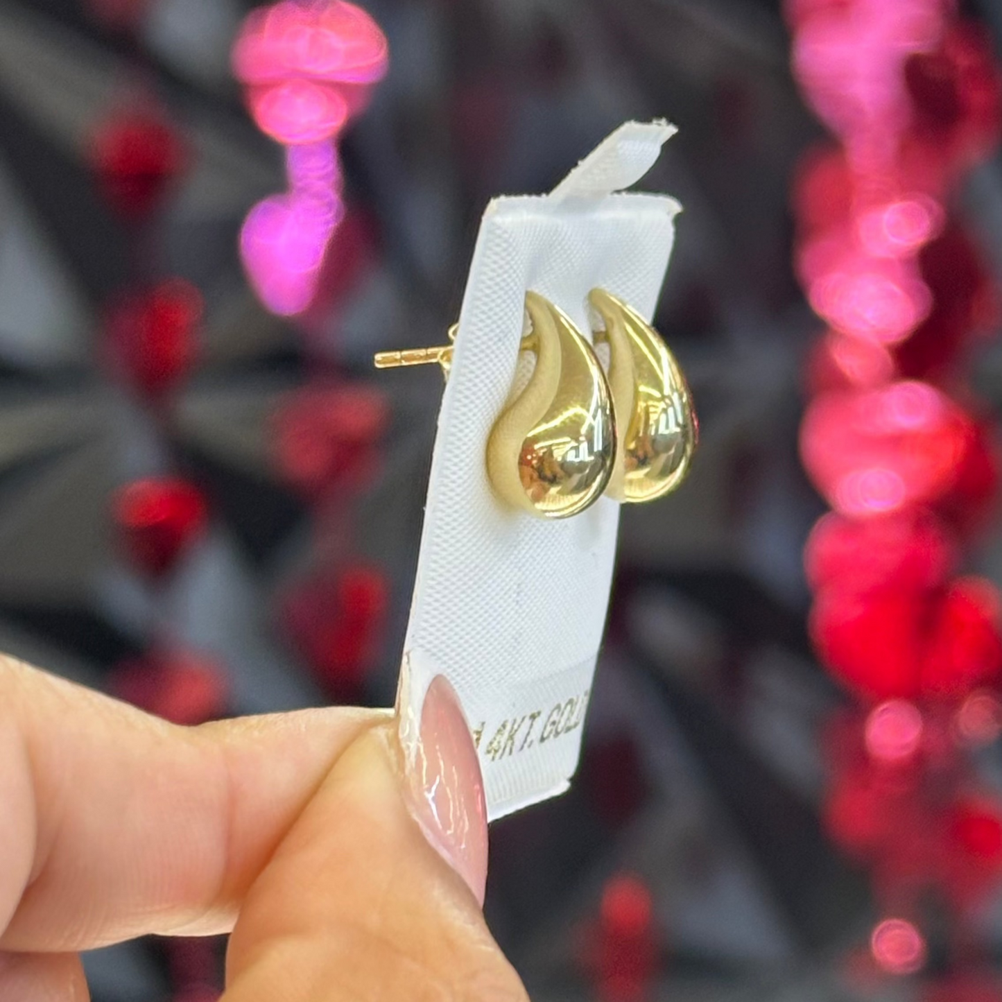 14k Tear drop Earrings S