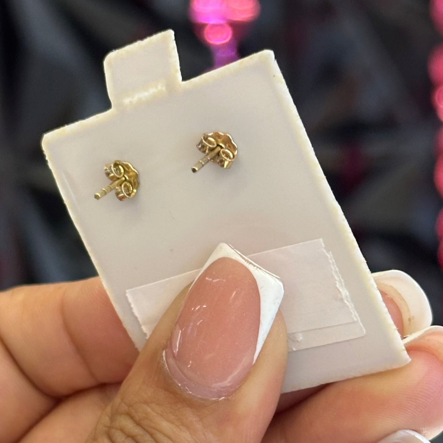 10k Clover Earrings L