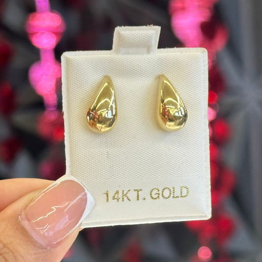 14k Tear drop Earrings S